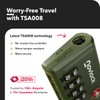 TSA Luggage Locks with Alert Indicator – 4-Digit Travel Padlocks
