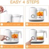 Baby Food Maker, 4 in 1 Baby Food Processor and