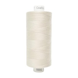 Moon Thread Cream Spun Polyester Sewing Thread - 1000M