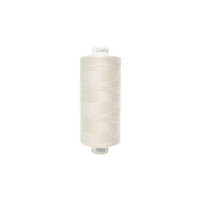 Moon Thread Cream Spun Polyester Sewing Thread - 1000M