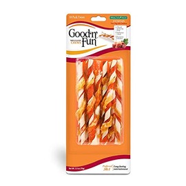 Good'n'Fun Good 'N' Fun Dog Treats, Tripe Flavor Twists, 10 Pack