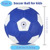 BYAOSUN Curve Soccer Ball Size 4, Swerve Soft Balls for
