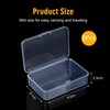 8-Piece Transparent Accessories Organizer - Square Mini Storage Box with