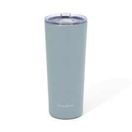 Francfranc Stainless Steel Tumbler with Lid, 650ml, Blue
