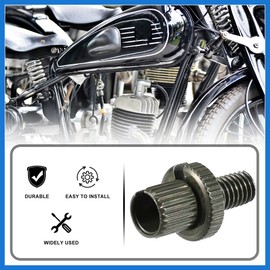 VekAuto 2 Pcs M8 Brake Clutch Cable Line Adjuster Screw Adjusting Bolt with Slotted for Motorcycle Bike Scooter Aluminum Alloy Army Green Auto Accessories