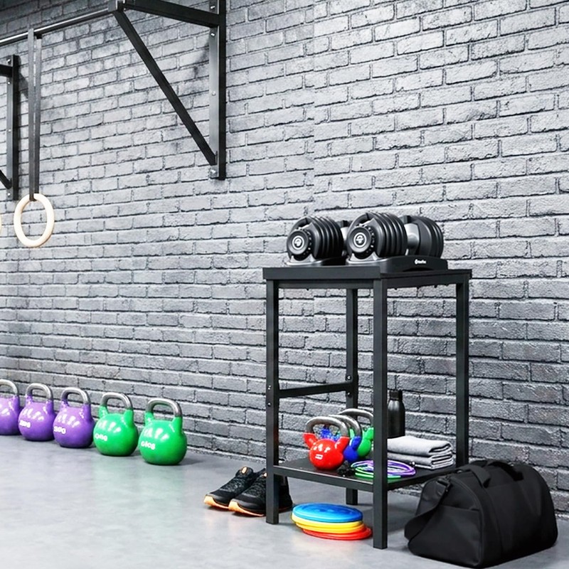 OGODU Adjustable Dumbbell & Kettlebell Rack Stand, 500/600/800LBS Gym
