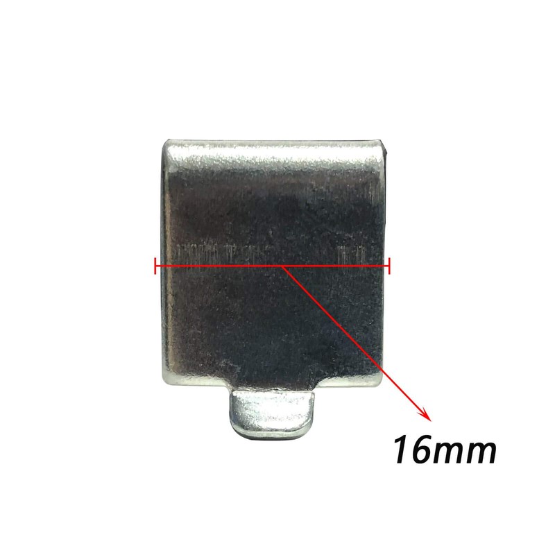 Bueyfolt Adjustable Steel Pilaster Shelf Support Clips -14 Pieces