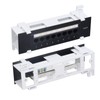 Patch Panel 8 Ports CAT6 Network Cable Rackmount 568A/B RJ45