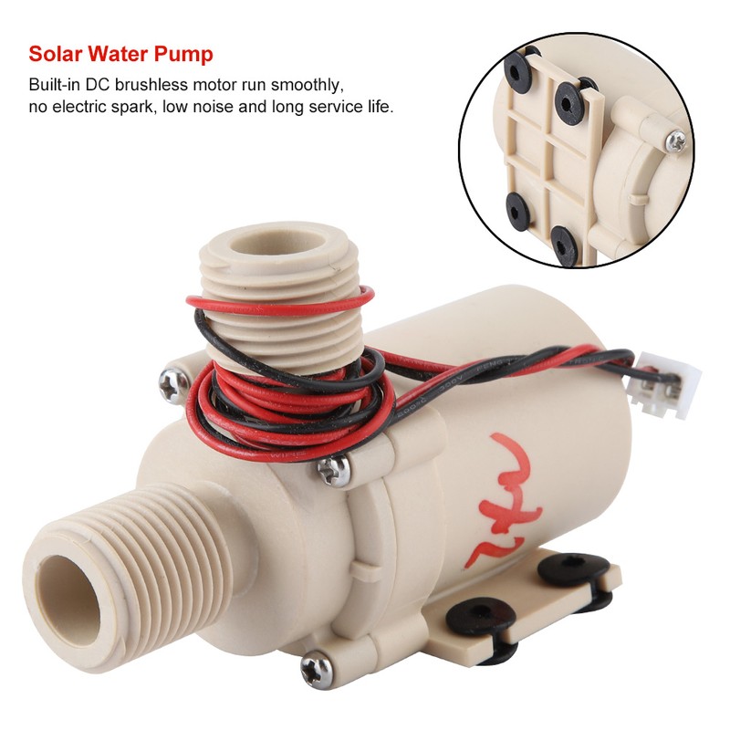 24V 8L/min Circulation Water Pump Brushless Motor Solar Hot/Cooling Water