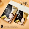 Mascarilla Facial Oro 24k Acido Hialuronico Reafirmante 10pz