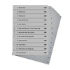 Folder Register for Doctors and Health, Sophisticated Register for DIN