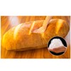 Levenkeness 3D Simulation Bread Shape Plush Pillow,Soft Butter Toast Bread