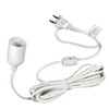 Simple Deluxe Hanging Lantern Extension Cord Cable, Plug-in E26 Pendant