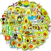 100 Pegatinas De Aguacate Con Dibujos Animados, Bonitas Frut