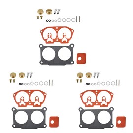 Autoparts 3Carb Carburetor Repair Kit Replacement for Outboard V-6 150 175 200 225 86-95