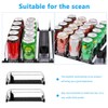 Mipcase Plastic Drink Pusher Easy Install Shelf Glide Organizer for