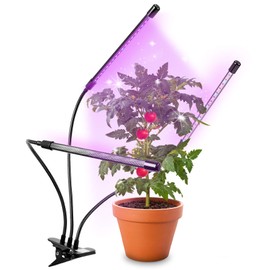 Duronic GLC36 Plant Lamp, Full Spectrum Grow Lamp with 54 x Red & Blue LED Lamps, 3 Colour Modes, Plant Light with Gooseneck in 6 Light Levels, 60 W Plant Light for Plants and Herbs