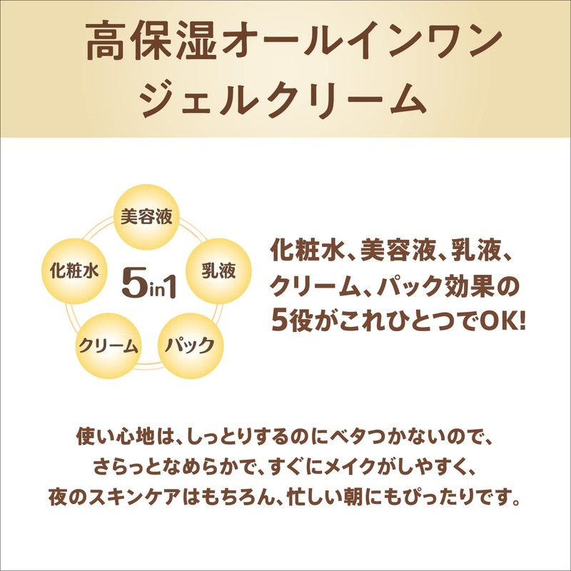 なめらか本舗リンクルジェルクリーム Nオールインワン本体 100グラム (x 1)