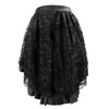 KUOSE Women's Steampunk Skirt Asymmetric Chiffon Lace Tulle Skirt Plus