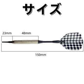 Darts, 12 Arrows, 0.5 oz (14 g), House Darts, Soft Darts Set, For Beginners, Beginners, Intermediate, Beginners, Year-end Parties, Events (A)