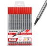 Liquidraw 12 Red Fineliner Pens Set Fine Point Pens 0.4mm