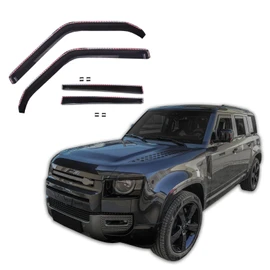 in Channel Rain Guards for Car Windows 2020-2025 Land Rover Defender (110, 130), Durable Window Vent Visors Deflectors, Custom Fit, All Weather 4 pcs.
