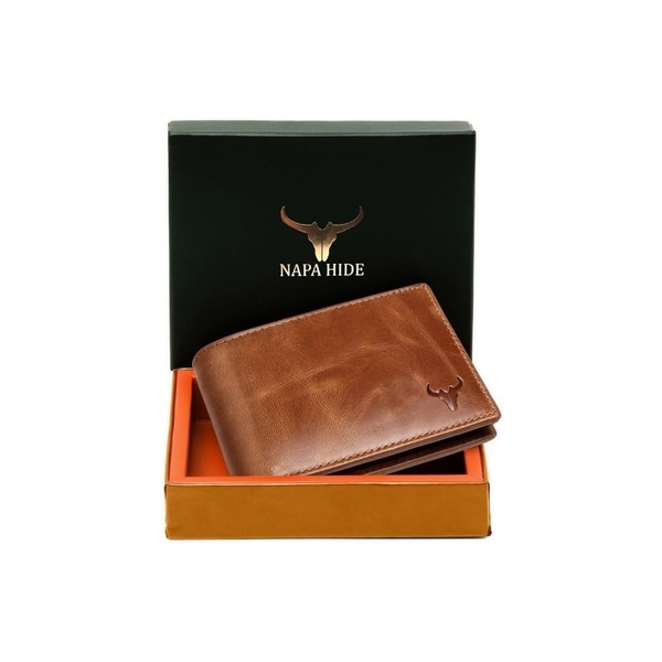 NAPA HIDE Leather Wallet for Men I Handcrafted I Credit/Debit