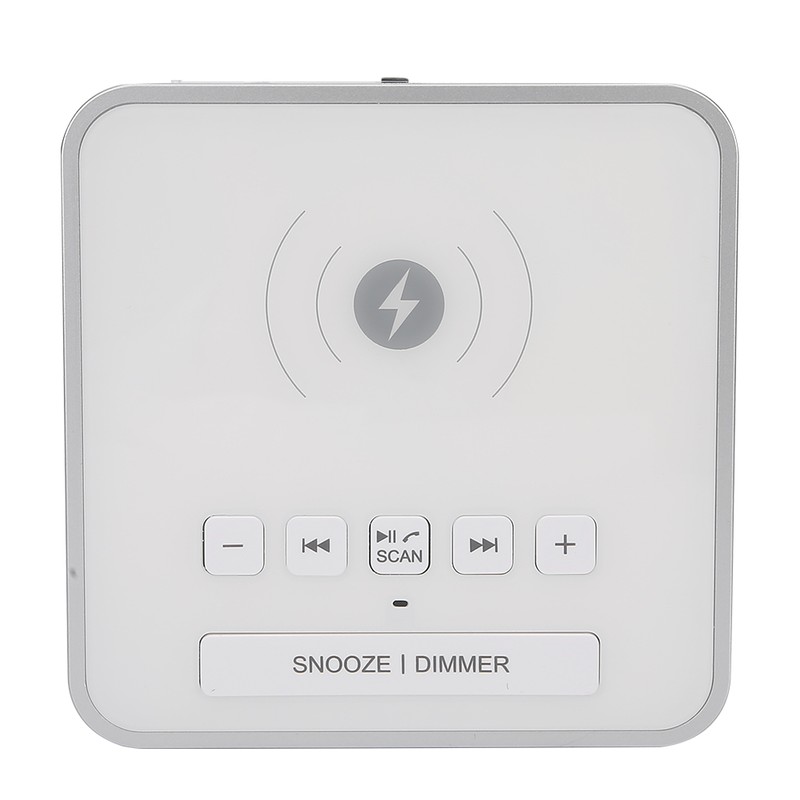Bluetooth Speaker Player Wireless Charging Digital Alarm Clock