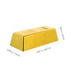 Toy blocking money box, ingot money box with key lock