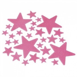 Keycraft – Stars Fluorescent Rose, Multicoloured (9700115)