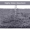 LuxUrux Bath Mat-Extra-Soft Plush Bath Shower Bathroom Rug, 1'' Chenille