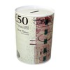 £50 Pound Money Tin Can Box With Printed Piggy Bank