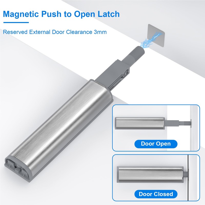 Push to Open Door Catches Jiayi 6 Pack Cupboard Magnetic