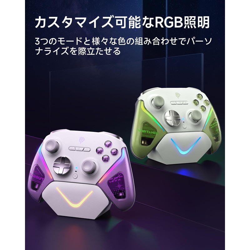 EasySMX D10 PC Controller, Charging Dock, Wireless Gamepad, Game Controller