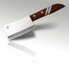 Kiwi KITCHEN UTILITY 3" SMALL CLEAVER KNIFE WOOD HANDLE, Kiwi