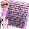 ALICE Natural Cluster Lashes Kit Wispy Eyelashes Individual Kit Cluster