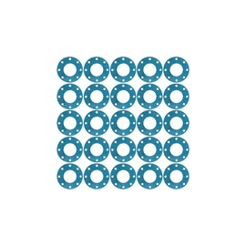 Sterling Seal CFF1082.750.125.150X25 Compressed Fiber SSS NSF-61 SAN 1082 Full Face Gasket, 3/4" x 1/8" Thick x #150 (Pack of 25)