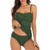 Tankini Swimsuits for Women Plus Size Swimwear Tummy Control Two