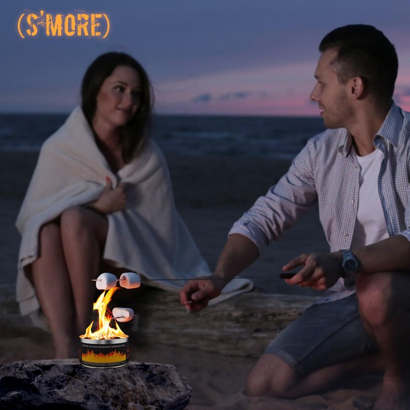 MR MIRYE Portable Fire Pit, 3-5 Hours of Burn Time