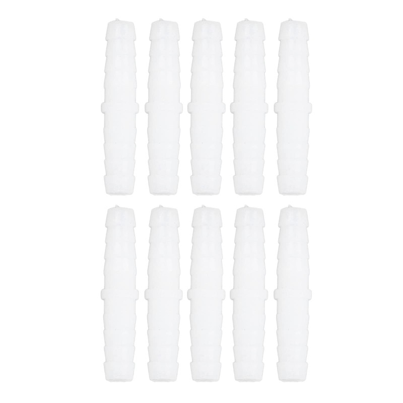 Plastic Hose Connector Barbed Fitting Equal Diameter PE Scratch Resistant