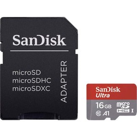 [Older Version] SanDisk 16GB Ultra microSDHC UHS-I Memory Card with Adapter - 98MB/s, C10, U1, Full HD, A1, Micro SD Card - SDSQUAR-016G-GN6MA