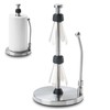 Leadfun Paper Towel Holder Countertop, Stainless Steel, One-Handed Tear, Weighted