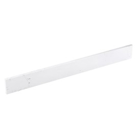 EQLOO 48 in. W x 4 in. H Engineered Stone Backsplash for Bathroom Vanity Sink Top in Carrara White