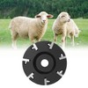 VISLONE Zinc Alloy Livestock Hoof Trimming Disc Plate With 7