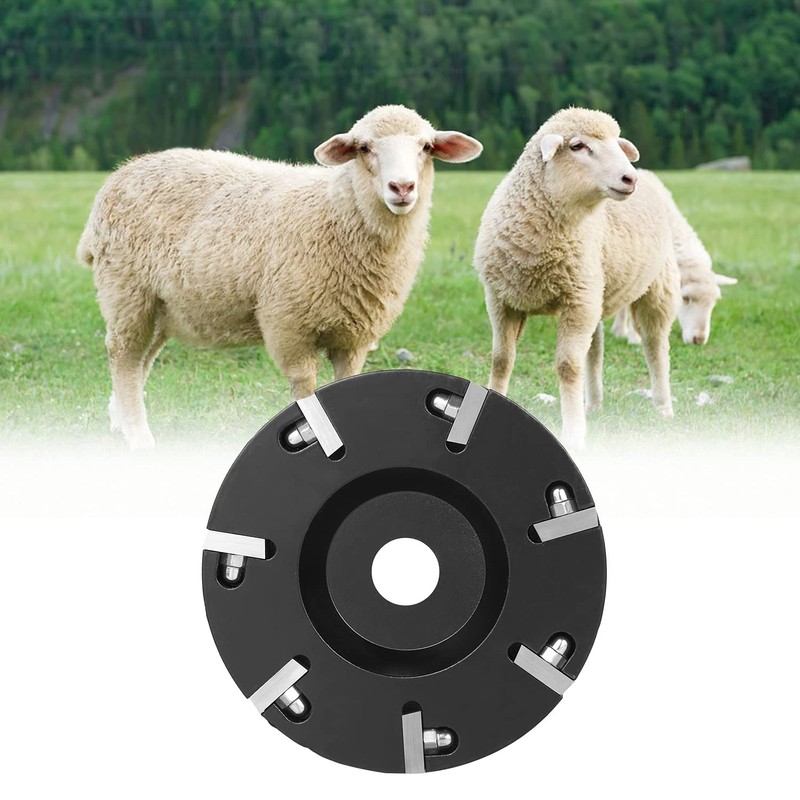 VISLONE Zinc Alloy Livestock Hoof Trimming Disc Plate With 7