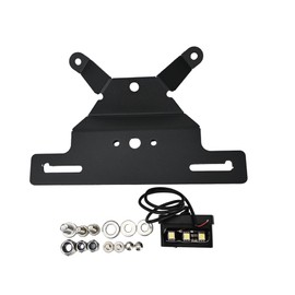 License Plate Holder Mount for Har&ley Da&vids Fat BOY 114 2018 2019 2020 2021 2022 2023 Motorcycl Fender Registration Tail Bracket LED Light