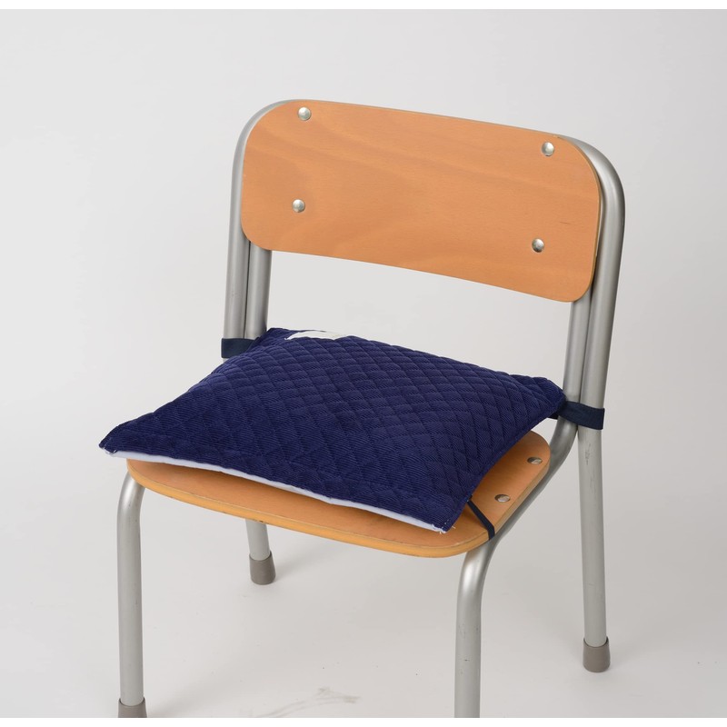 417-02 Coal Top Cover for Disaster Preparedness, Small Blue, Zabuton