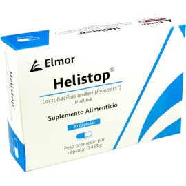 Helistop Cápsulas Probiótico Lactobacillus reuteri (Pylopass) Prebiótico