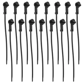 YINETTECH 15PCS Offset Fir Tree Cable Tie 9.1 Inches Long 25mm Offset Part 157-00150 for Cable Fixation and Management in Electrical and Mechanical Systems