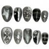 Neujok Metal Handmade Nail Tips - Square / 느좋 쇠맛